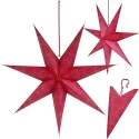 KOOPMAN KAUNIS PABERIST TÄHT 75CM Punane