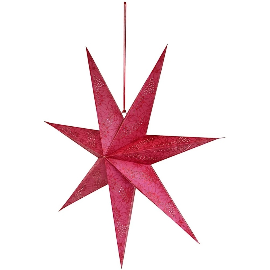 KOOPMAN DECORATIVE PAPER STAR 75CM RED – 3