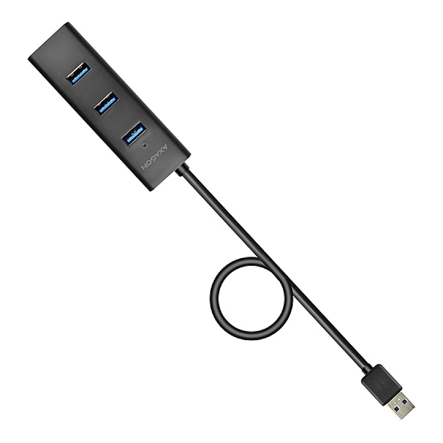 Axagon HUE-S2BL хаб-разветвитель USB 3.2 Gen 1 (3.1 Gen 1) Type-A 5000 Мбит/с Черный – 4