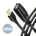 Axagon ADR-220 USB 2.0 A-M - A-F active extension/repeater cable 20m