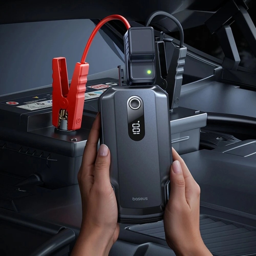 Užvedimo Įrenginys - Baseus C0120500 20 000 mAh 12 V 10 L Benzininiams Varikliams, 6 L Dyzeliniams Varikliams Su Laidais – 2