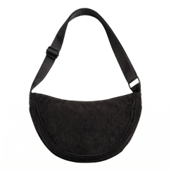 Dėklas Telforceone Universal corduroy Moon Bag Juodas
