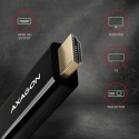Axagon RVD-HI14C2 DisplayPort - HDMI 1.4 cable 1.8m, 4K/30Hz