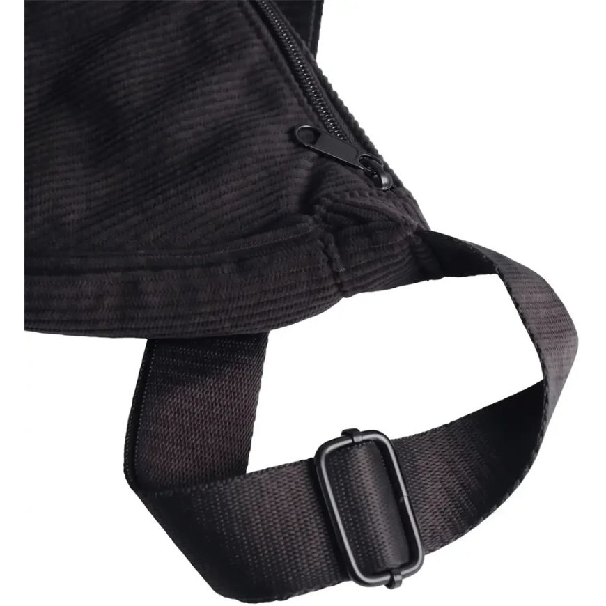 Telforceone Universal Corduroy Moon Bag Black – 2