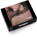 Whips Collections Bindings-WHIPS sieviešu apkakle ar pavadiņu, konjaks Whips Collections Bindings-WHIPS sieviešu apkakle ar pavadiņu, konjaks