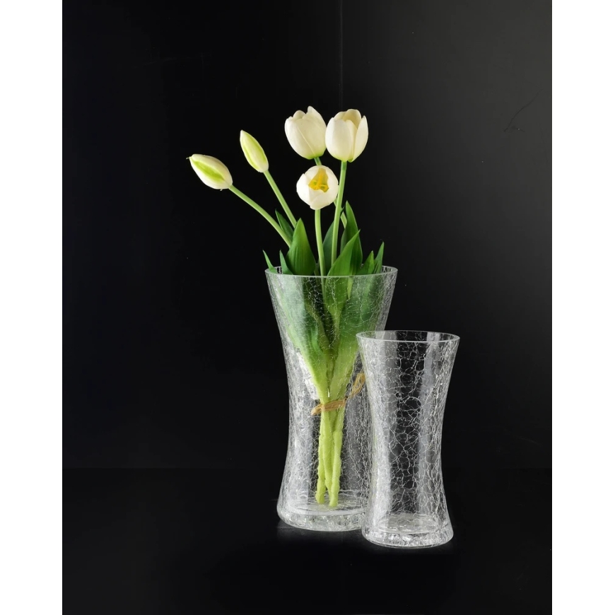 Mondex Since 1986 SERENITE Maljakko 10x20cm halkeillut lasi – 3