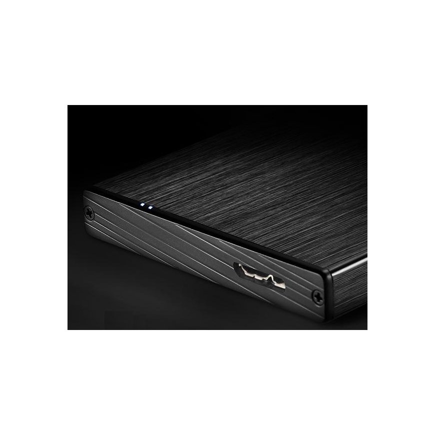 Axagon EE25-XA6 tallennusaseman kotelo HDD-/SSD-kotelo Musta 2.5" – 4