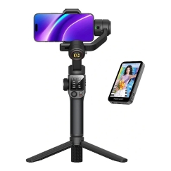 AOCHUAN S3 gimbal koos täiendava ekraaniga (must)