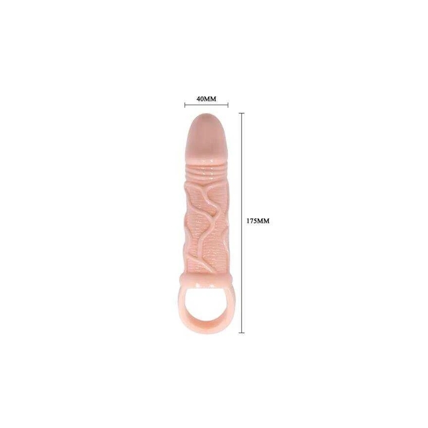 BAILE Realistic Penis Sleeve Extends Length – 3