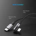 Ugreen 50123 USB-kaabel USB 2.0 1 m USB C 0,48 Gbit/s 60 W Must, Hõbe Ugreen 50123 USB-kaabel USB 2.0 1 m USB C 0,48 Gbit/s 60 W Must, Hõbe