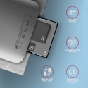 Axagon CRE-S3 External USB-A 3.2 Gen 1 3-slot & lun SD/microSD/CF card reader USB 3.2 Gen 1 (3.1 Gen