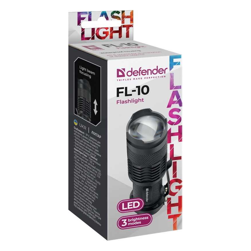 Defender FL-10 Melns – 2