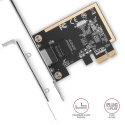 Axagon PCEE-GRF PCIe - Gigabit Ethernet adapter Realtek 8111F w. SP & LP