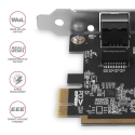 Axagon PCEE-GRF PCIe - Gigabit Ethernet adapter Realtek 8111F w. SP & LP