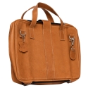 R-Go Tools Laptop bag R-Go Viva, full-grain leather, with integrated laptop stand, shoulder strap, 1