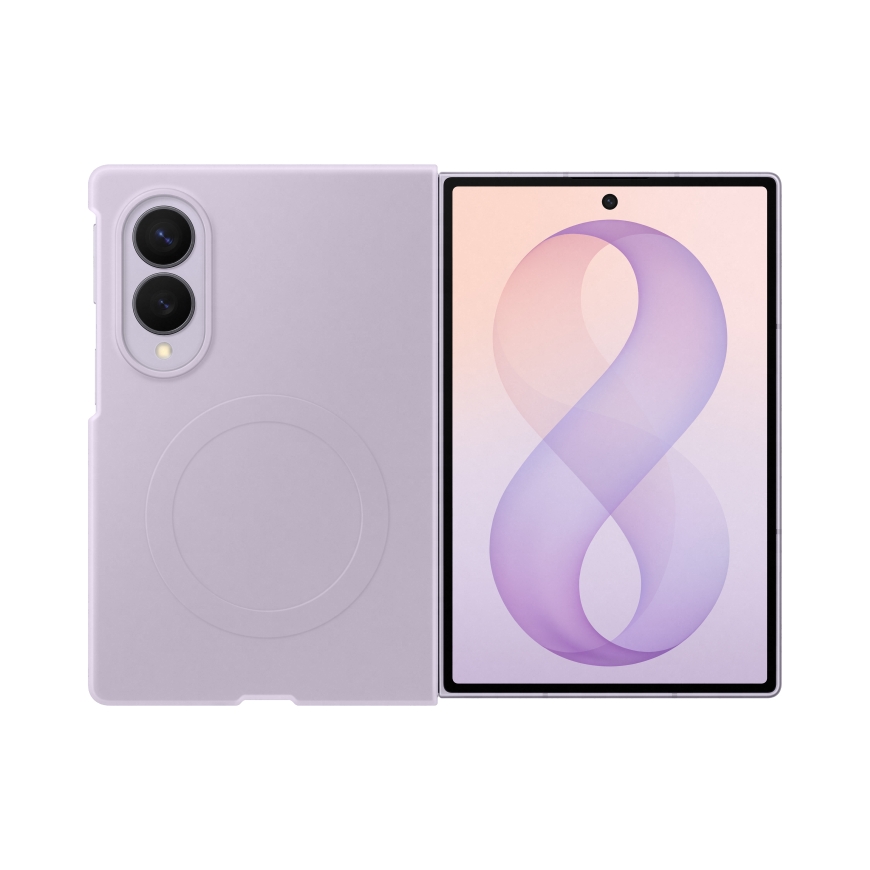 Samsung Galaxy Fold8 Silicone Magnet Qi2 suojakotelo, laventeli