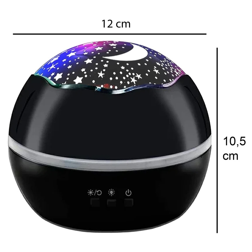 Rotating LED Night Light Projector of the Starry Sky – 5