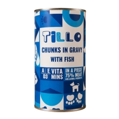 TILLO Künkide kastmes Kala - märg koeratoit - 1250g
