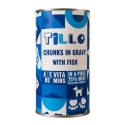 TILLO Palat kastikkeessa Kala - märkä koiranruoka - 1250g TILLO Palat kastikkeessa Kala - märkä koiranruoka - 1250g