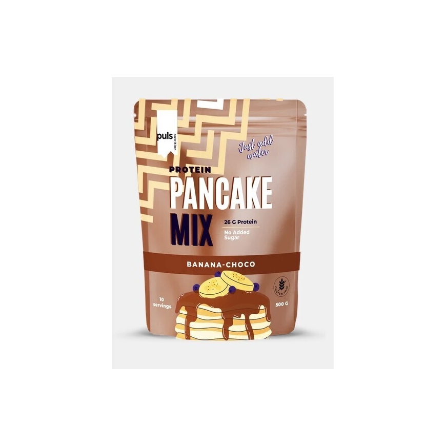 Puls Nutrition baltymų blynų mišinys, bananų-šokolado, 500 g