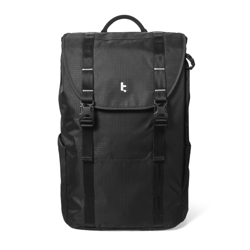 tomtoc VintPack TA1 Liteway tietokonereppu, 22 l, musta