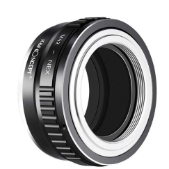 Objektyvas Adapteris - K&F Concept M42 Bajonetas į Sony E-mount Žalvaris
