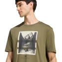 Miesten t-paita adidas Outdoor Kayaking Graphic oliivi KB2540 (XL)
