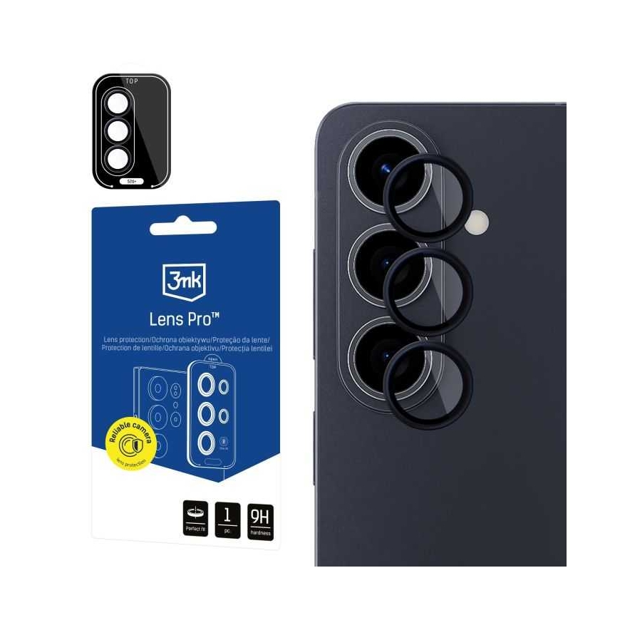 3MK Objektyvo apsauga Samsung Galaxy S26 Plus Juodas – 3