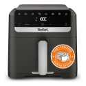 Tefal Easy Fry Mega Compact EY866HE1 fryer Single 7.5 L Stand-alone Hot air fryer Black, Silver