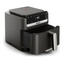 Tefal Easy Fry Mega Compact EY866HE1 fryer Single 7.5 L Stand-alone Hot air fryer Black, Silver