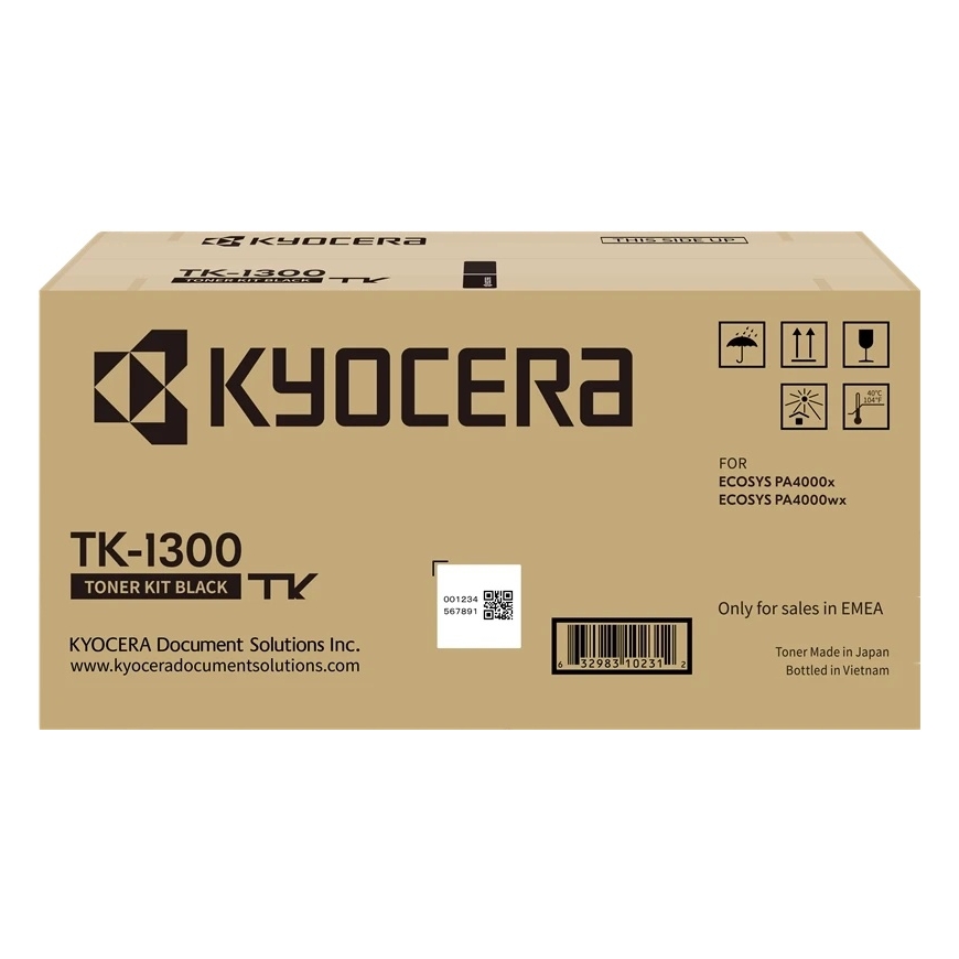 Toonerikassett - Kyocera TK-1300 Musta – 2