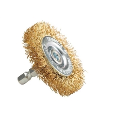 Makita _3815966 WIRE WHEEL BRUSH (BRASS COATED)