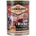 CARNILOVE Į laukus Aviena ir Šerniena 400g CARNILOVE Į laukus Aviena ir Šerniena 400g