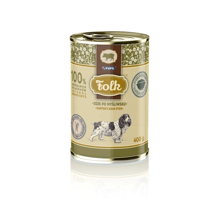 FOLK Metssea寿鼹者 stiilis mono - märg koeratoit - 400g