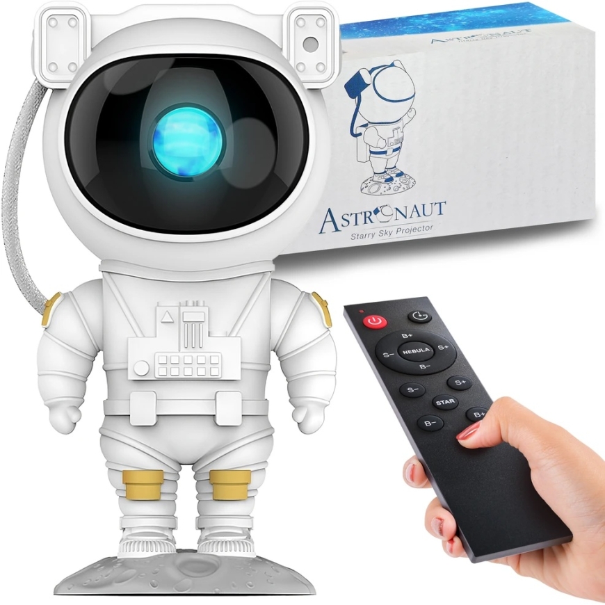 Blackmoon Astronauto Star Projector, Children's Night Light, Space Projector, Remote Control -e796 – 4