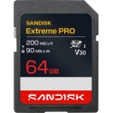 SanDisk 64 GB Extreme PRO UHS-I U3 V30 SD atminties kortelė SanDisk 64 GB Extreme PRO UHS-I U3 V30 SD atminties kortelė