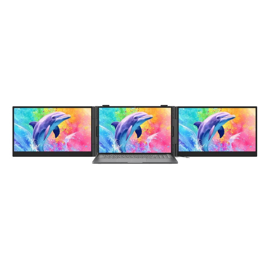 Blackview DCM8 Pro - 15.3" kannettava kannettavan tietokoneen näyttölaajennus, jossa on kaksinäyttötuki ja 2 USB-C-porttia