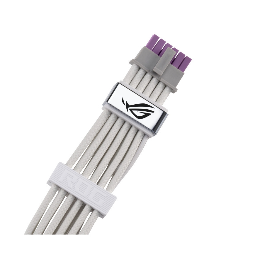 Asus ROG Equalizer 12V-2x6 PCIe virtuālā kabeļa, balts – 3