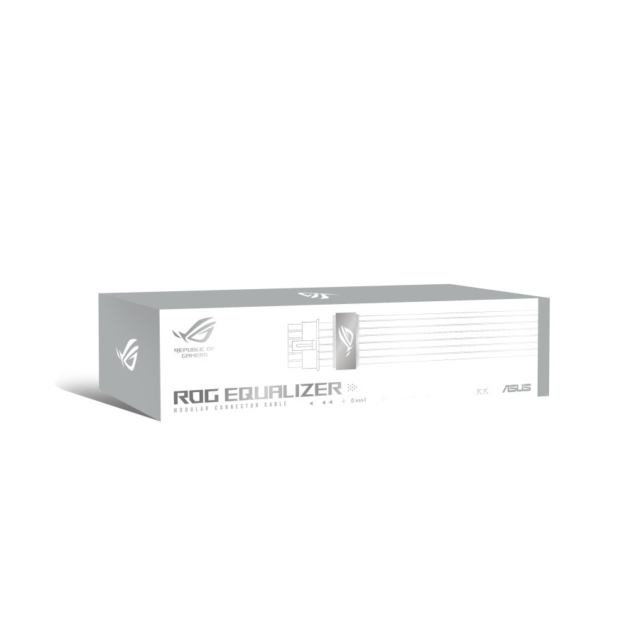 Asus ROG Equalizer 12V-2x6 PCIe virtuaaljuhe, valge – 5