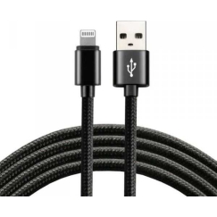 Зарядное устройство - everActive CBB-2IB USB Lightning 2.4A 480 Mbps 2.0m Черный