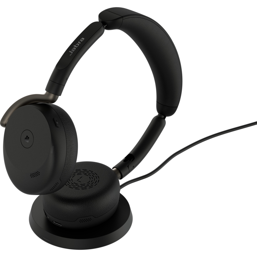 Jabra Evolve3 65 Flex LINK390A wireless headset and wireless charging dock, MS, black – 2