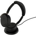 Jabra Evolve3 65 Flex LINK390A bezvadu austiņas un bezvadu uzlādes doks, MS, melns