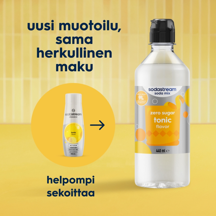 SodaStream Tonic No Sugar 440 ml -sparkling drink concentrate – 2