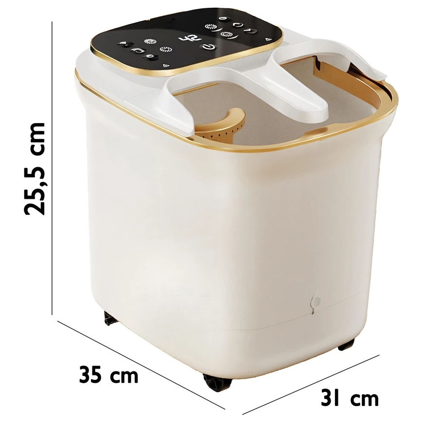 Kāju masieris, ūdens kāju hidromasāža, apsildāmas ritentiņu galviņas, LCD 500 W ER1111 – 2