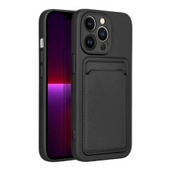 Apple Card Cover -kotelo iPhone 14 Pro 6,1 musta