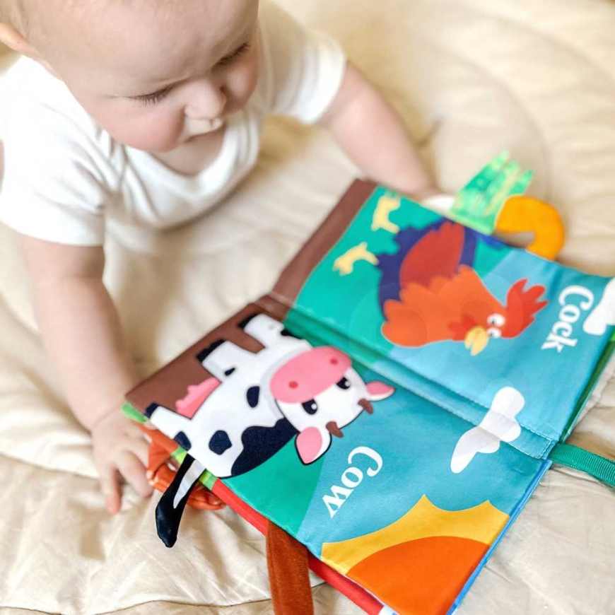 Woopie Baby WOOPIE Book about Animal Tails, Fabric – 2