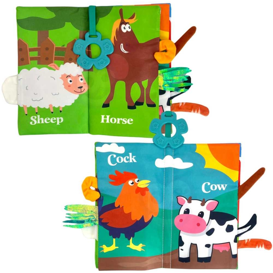 Woopie Baby WOOPIE Raamat loomade sabadest, kangast – 4