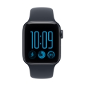 Apple Watch SE 3 (GPS + Cellular) 40 mm vidurnakčio aliuminio korpusas ir juodos bei mėlynos sportinės apyrankės, S/M Apple Watch SE 3 (GPS + Cellular) 40 mm vidurnakčio aliuminio korpusas ir juodos bei mėlynos sportinės apyrankės, S/M