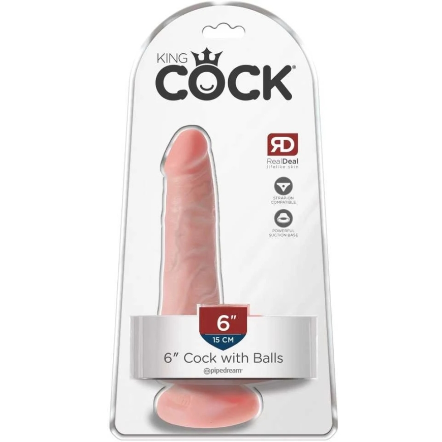 King Cock 6 varpos su šviesiais kamuoliukais