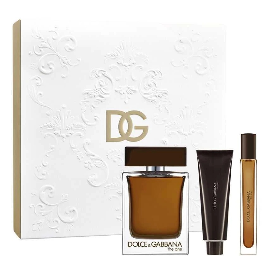 Rinkinys vyrams Dolce & Gabbana The One For Men (EDP 100ml, dušo želė 50 ml, EDP 10 ml)